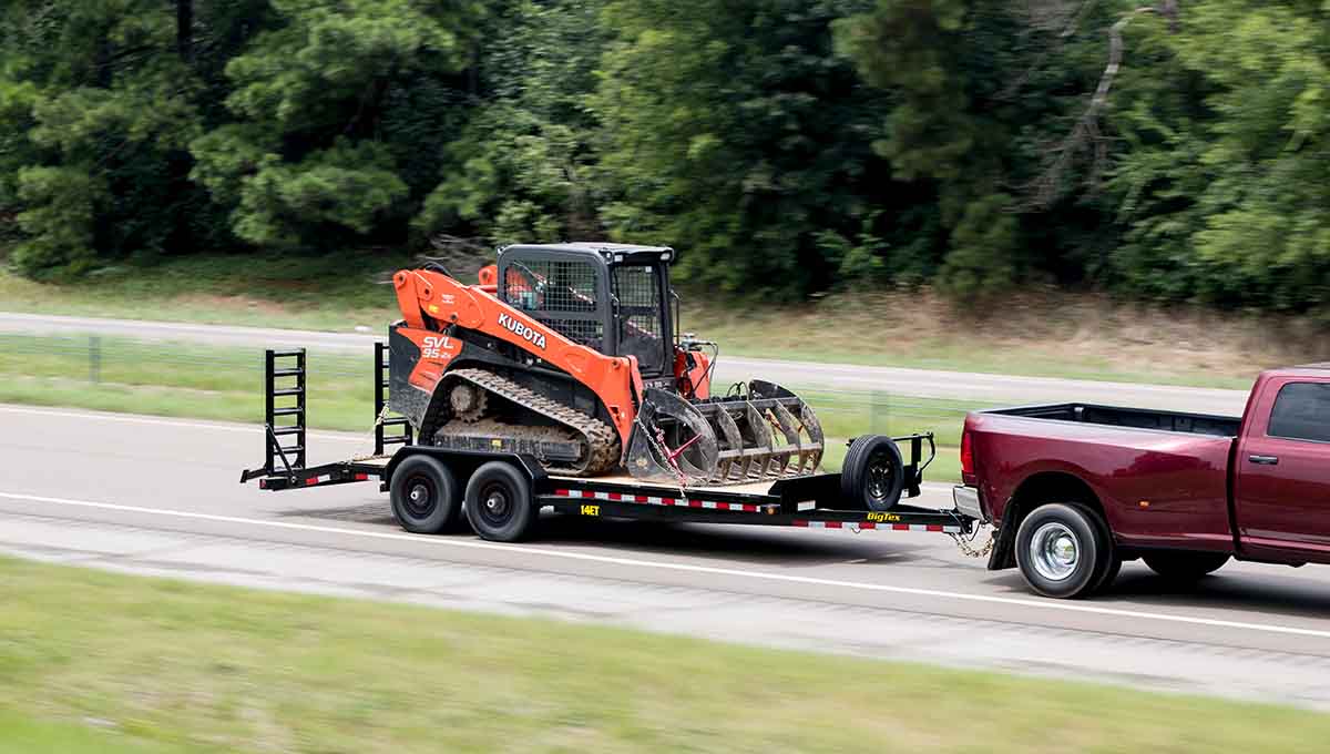 FOR RENT $75.00 Per Day 83″X 22ft 14K Big Tex Equipment Trailer in Marceline, MO image 3