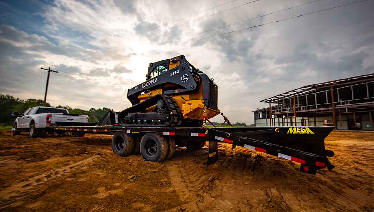 Big Tex 22PH, Pintle, 102″ x 25′, 23.9K, Dovetail, Mega Ramps image 2