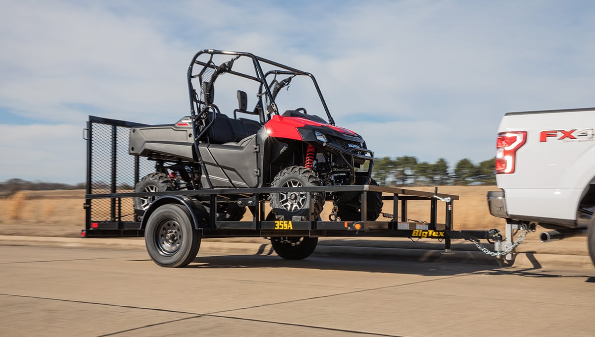 Big Tex 10′ Single Axle Utility Trailer w/4′ Ramp Gate 35SA-10BK4RG image 2
