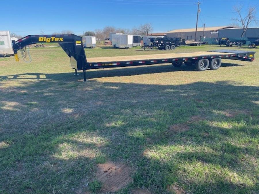 Big Tex 14GN, Gooseneck, 102″ x 40′, 15.9K, Dovetail, Mega Ramps image 0