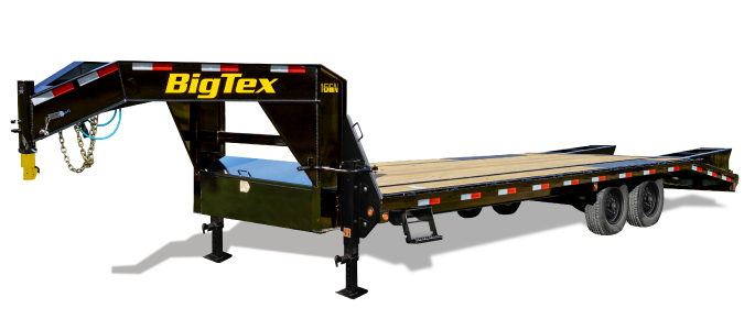 Big Tex 16GN, Gooseneck, 102″ x 40′, 17.5K, Dovetail, Mega Ramps image 0