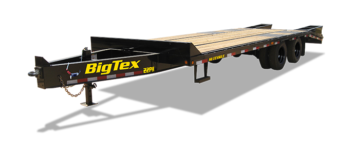 Big Tex 22PH, Pintle, 102″ x 25′, 23.9K, Dovetail, Mega Ramps image 0