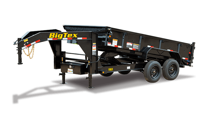 Big Tex 16GX Super Duty Tandem Axle Gooseneck Dump